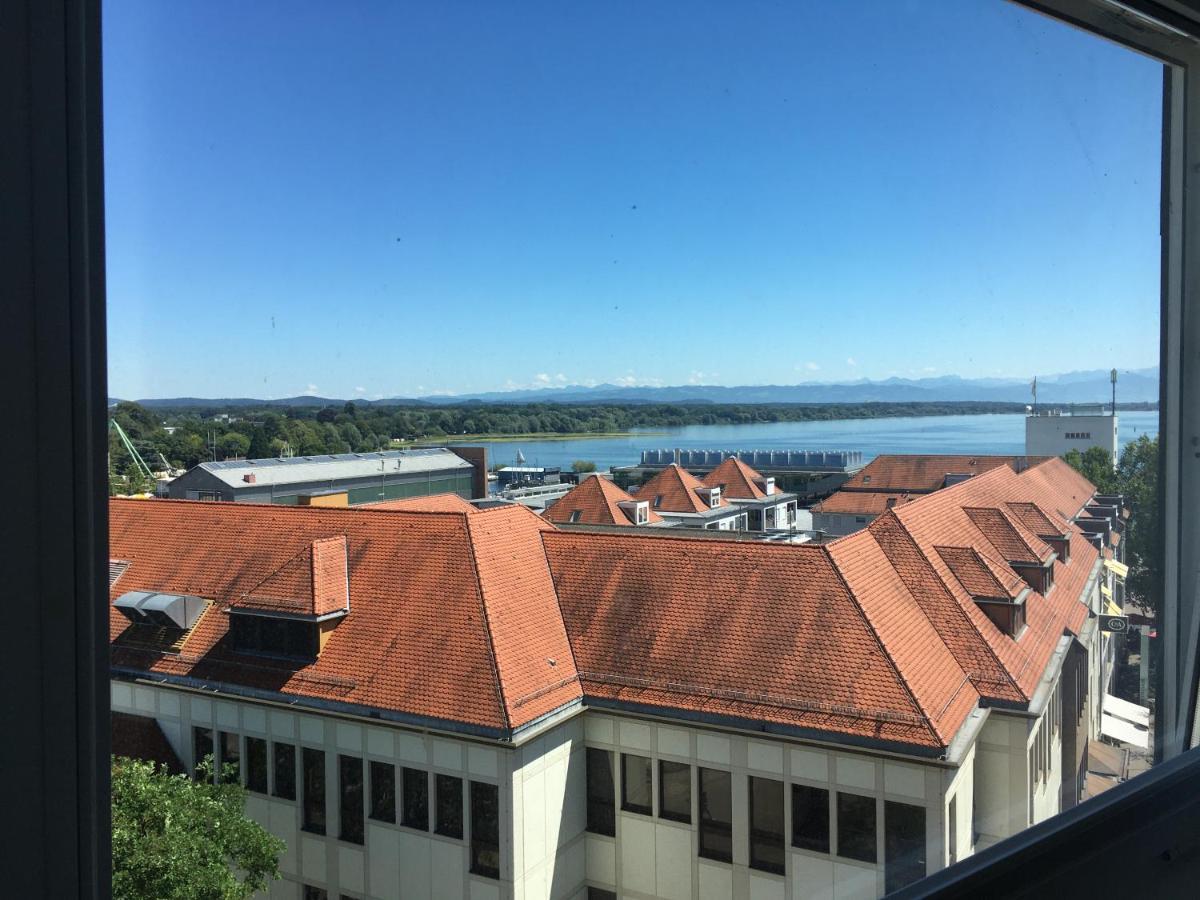 Liebevoll Renoviertes Apartment Mit Panoramablick Friedrichshafen Exterior foto